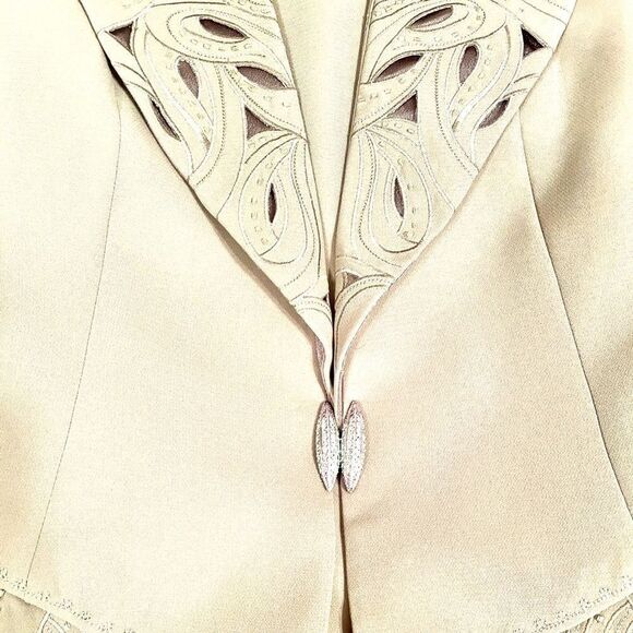 OLIVE NIGHT STUDIO NY 3 PIECE EVENING SUIT SIZE 16 - Picture 3 of 8